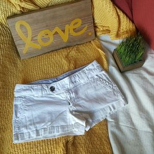 Khaki shorty shorts size 3