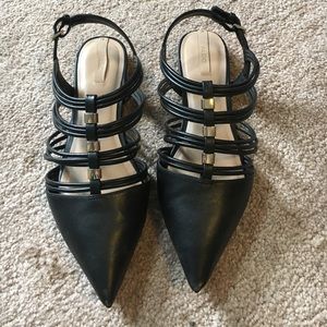 *LAST CHANCE BEFORE DONATING*Black pointed flats