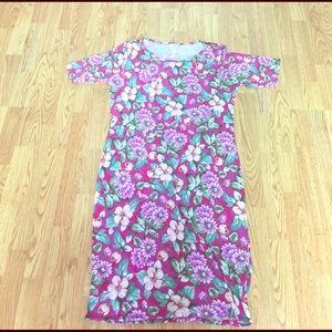 Vintage Floral Print Lularoe Julia 2XL