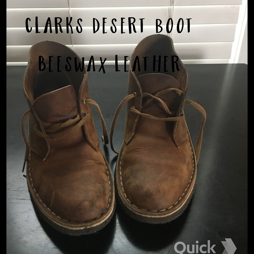Clarks Desert Boot --Beeswax Leather, Distressed