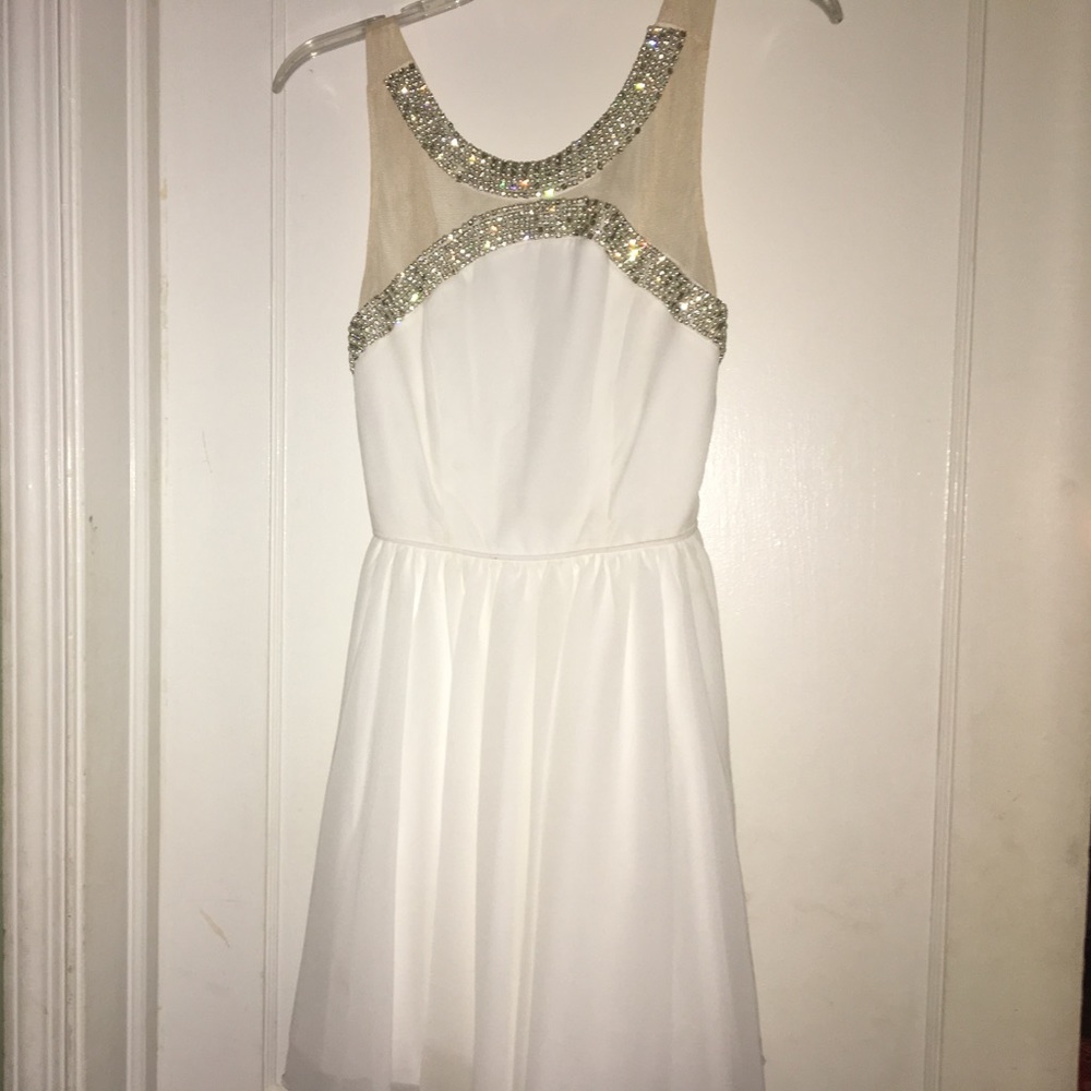 A white prom dress from Nordstrom originally $79
