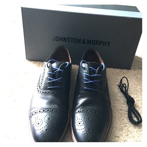 Captoe Johnston & Murphy Calfskin Dress Shoes main image 4