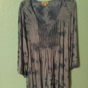 Long Sleeve Tie-Dye Shirt
