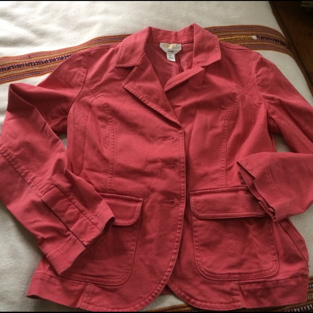 Talbots blazer, petite, stretch.