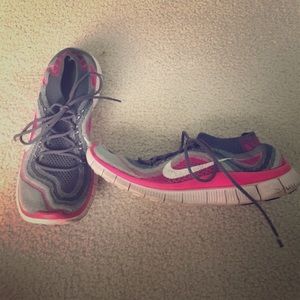 Nike knit running shoes