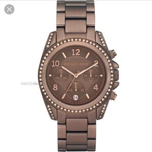 Michael Kors Chocolate Espresso Brown Blair Watch