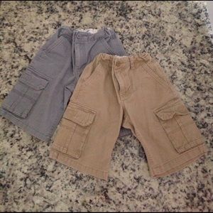 Lot of 2 Boys Old Navy Cargo Shorts size 7 Regular