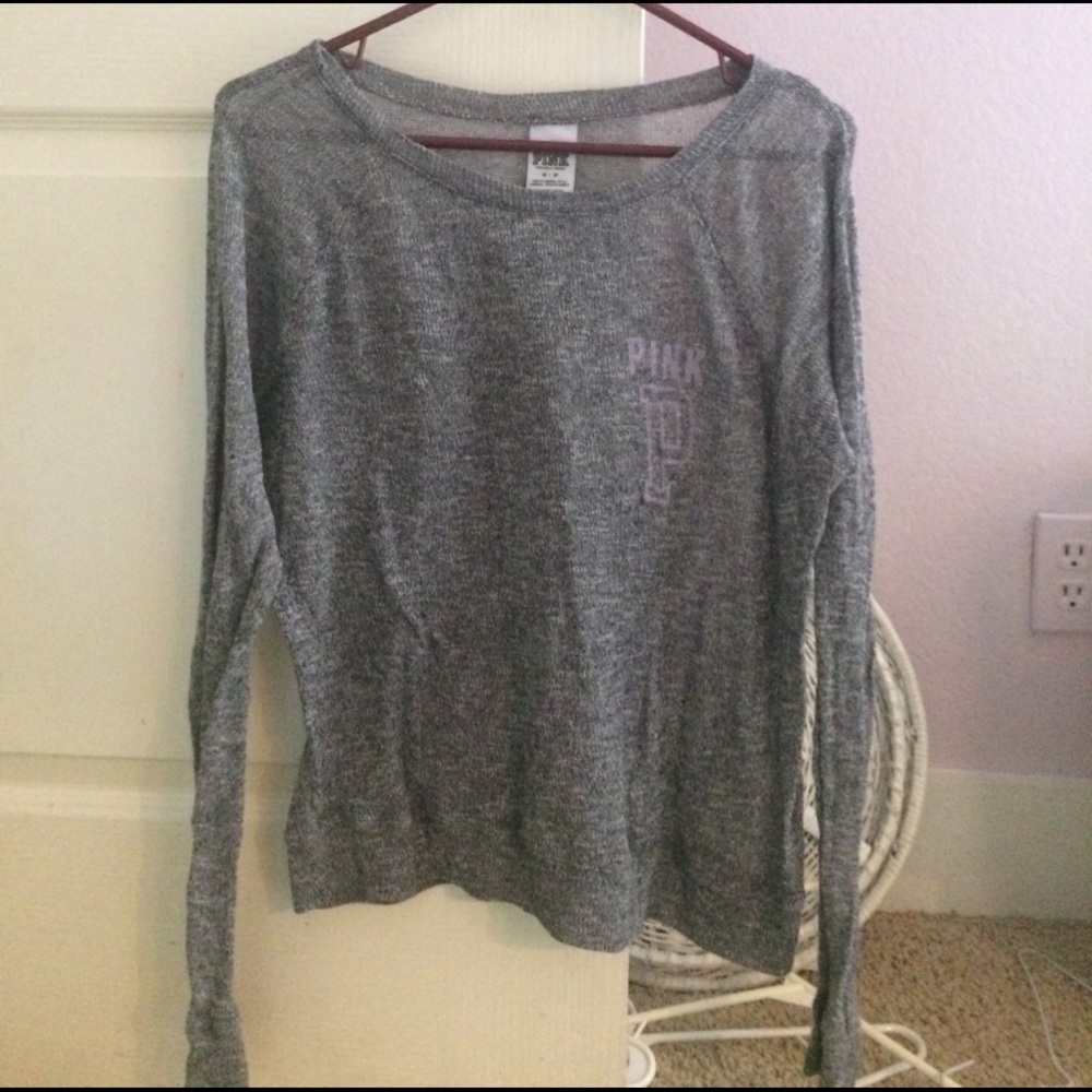 Pink Victoria's Secret Long Sleeve Medium