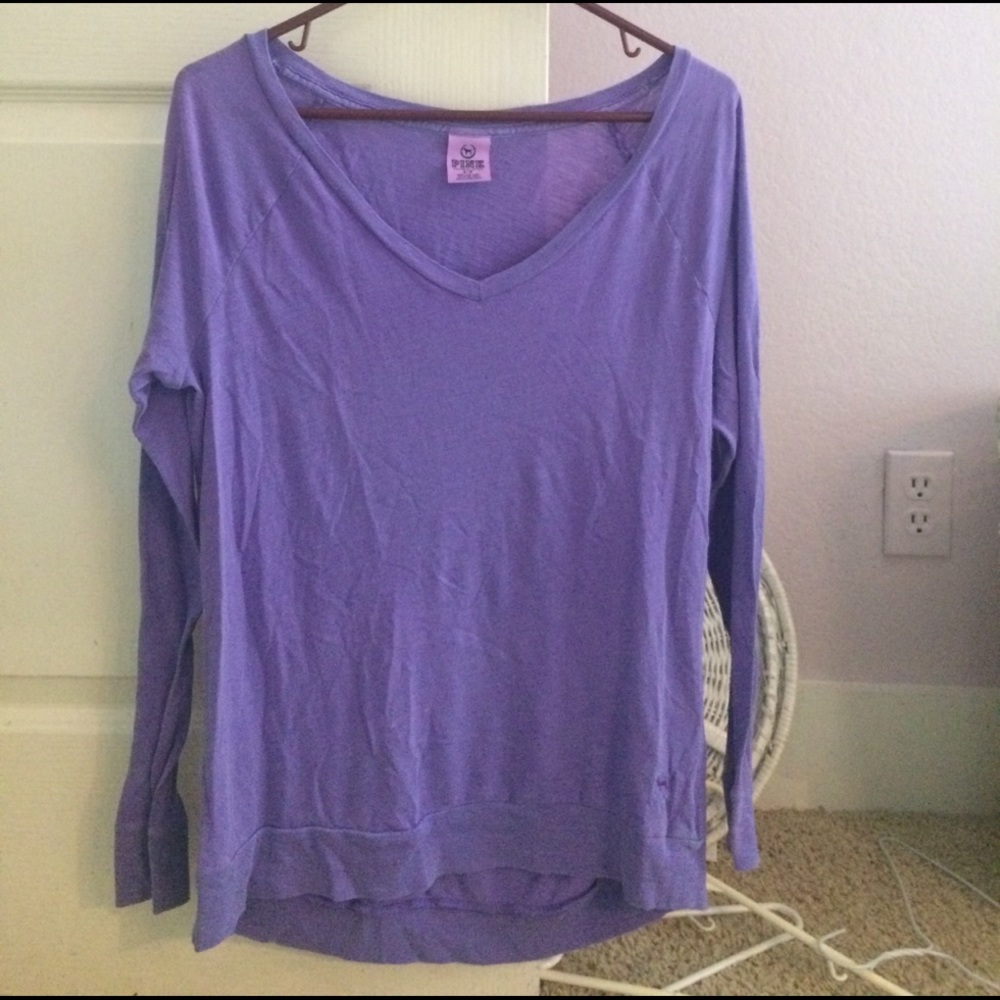 Pink Victoria's Secret Purple Long Sleeve Small