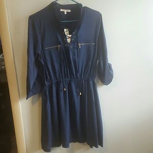 Dress, Navy Blue