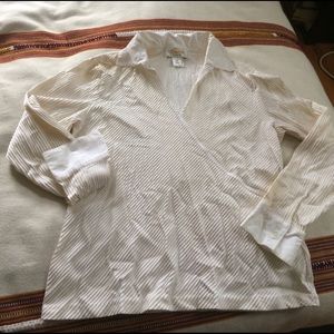 Talbots textured top