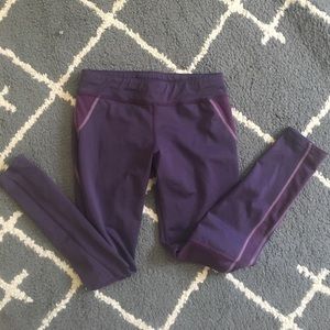 Oiselle purple Lesley Moto legging purple small