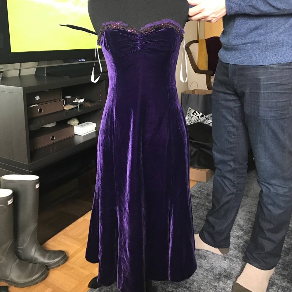 Shoshanna purple dress