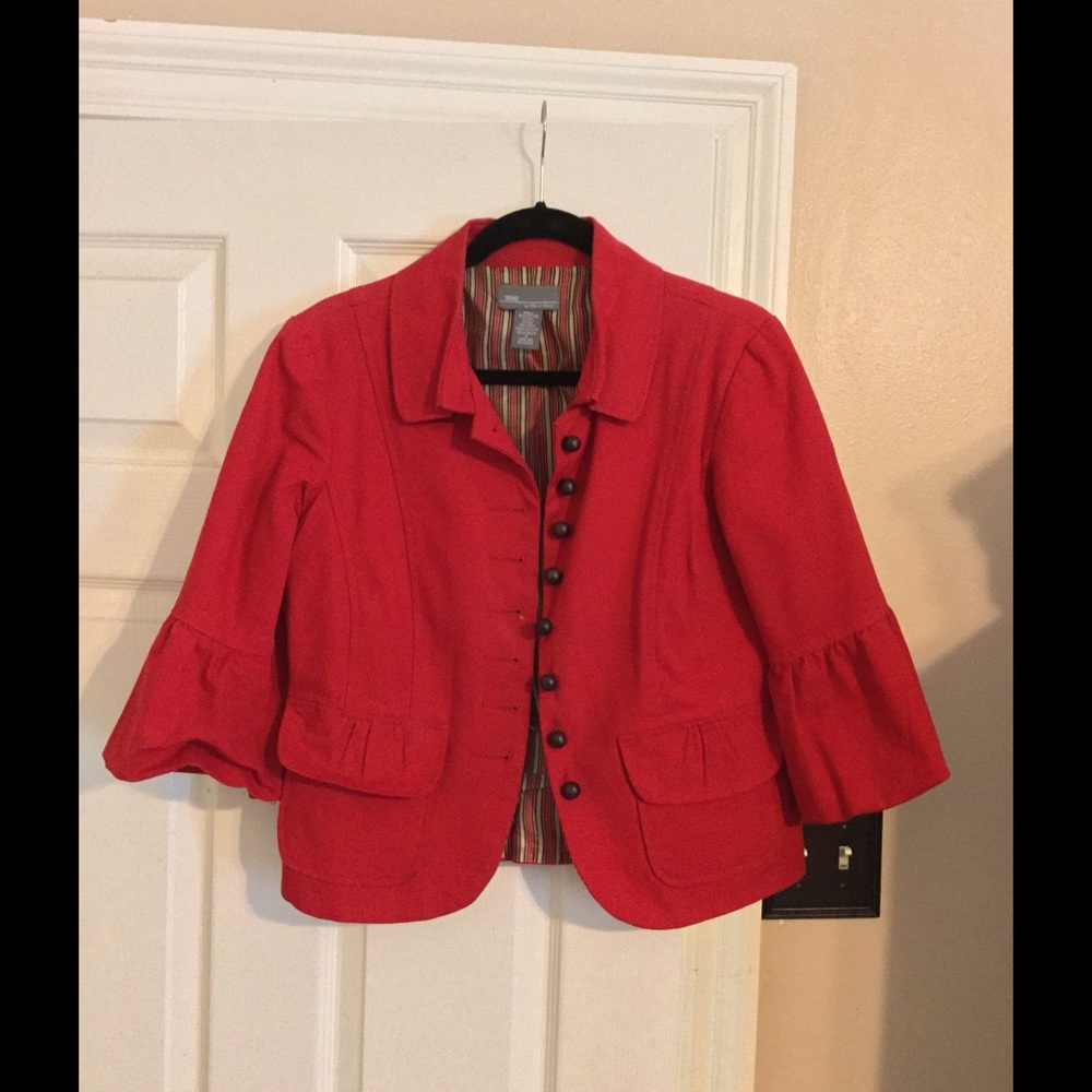 Trendy Red Blazer