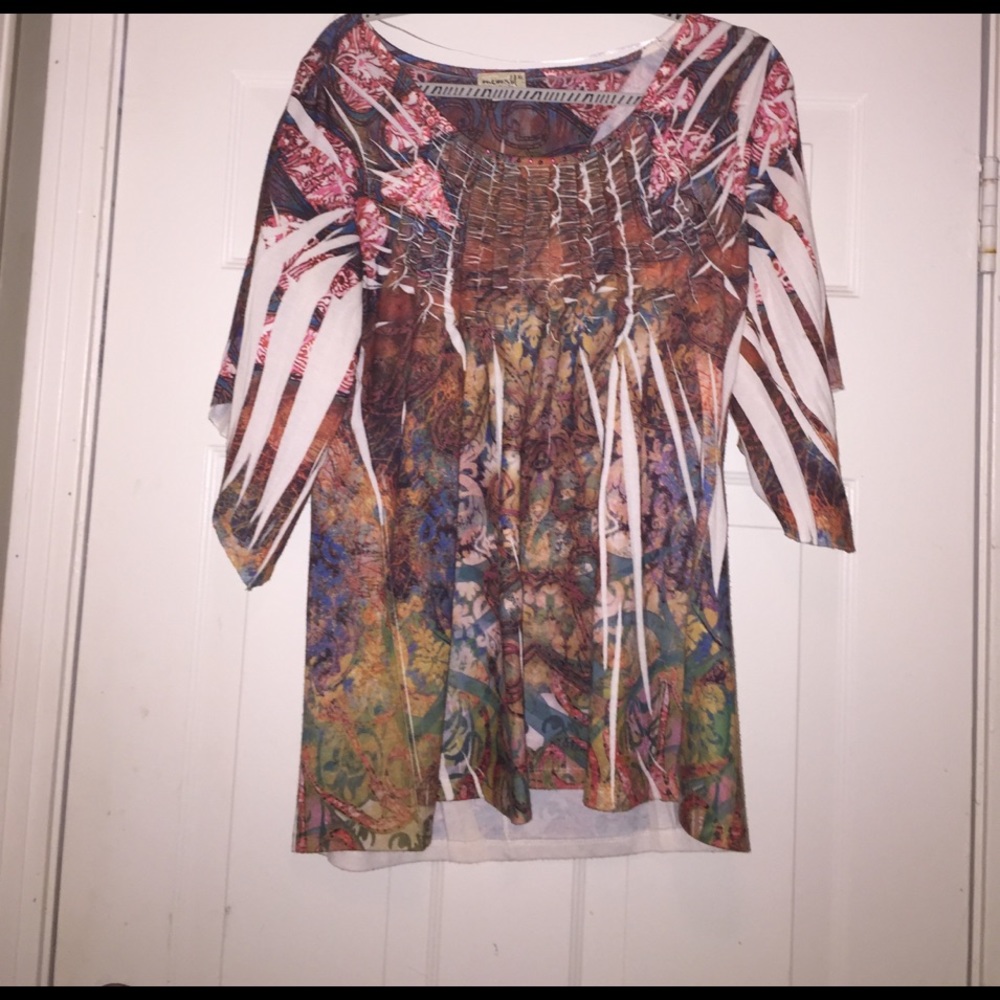3 quarter length sleeve top