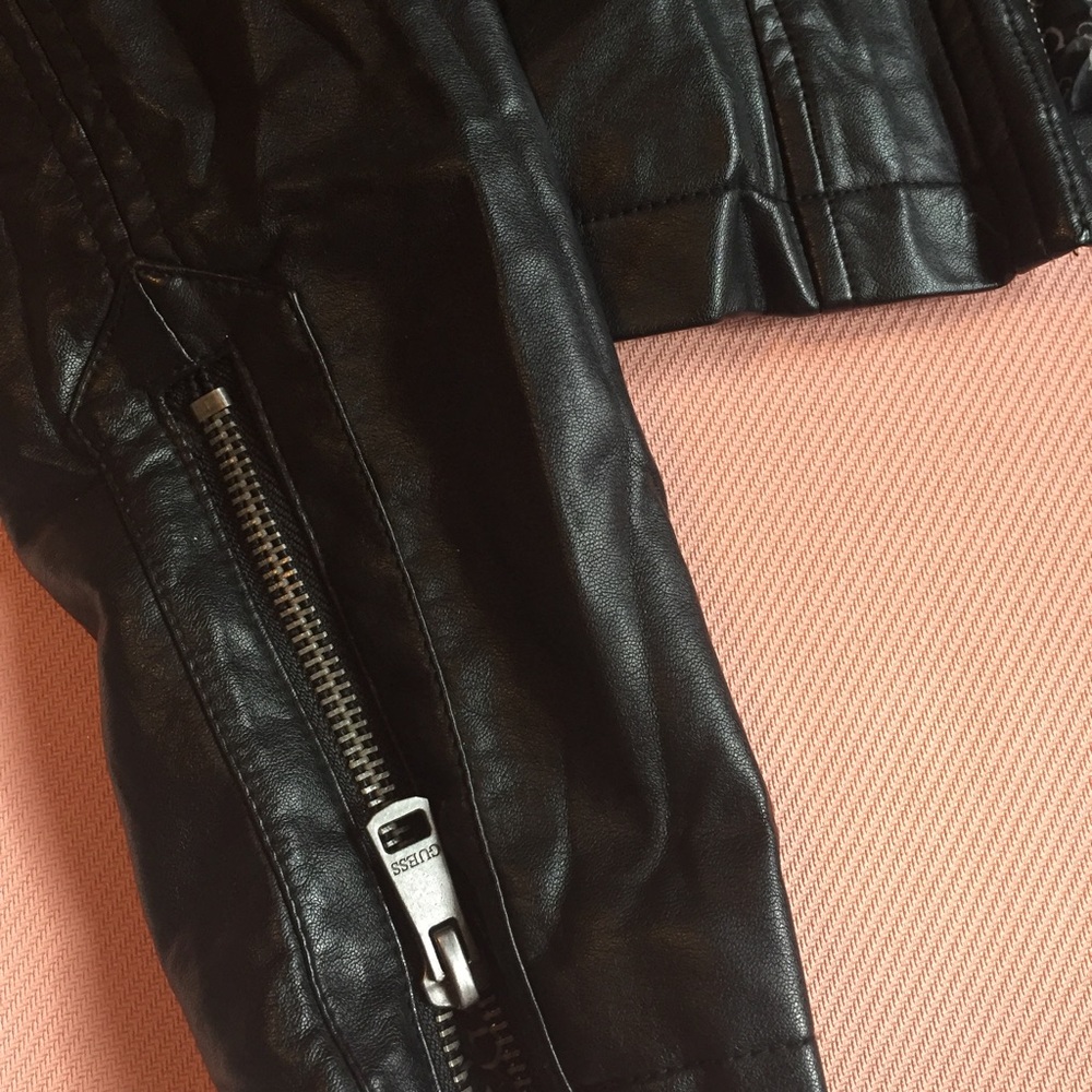 GUESS Leather Jacket - Picture 3 of 6