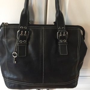 Fossil Black Shoulder Bag