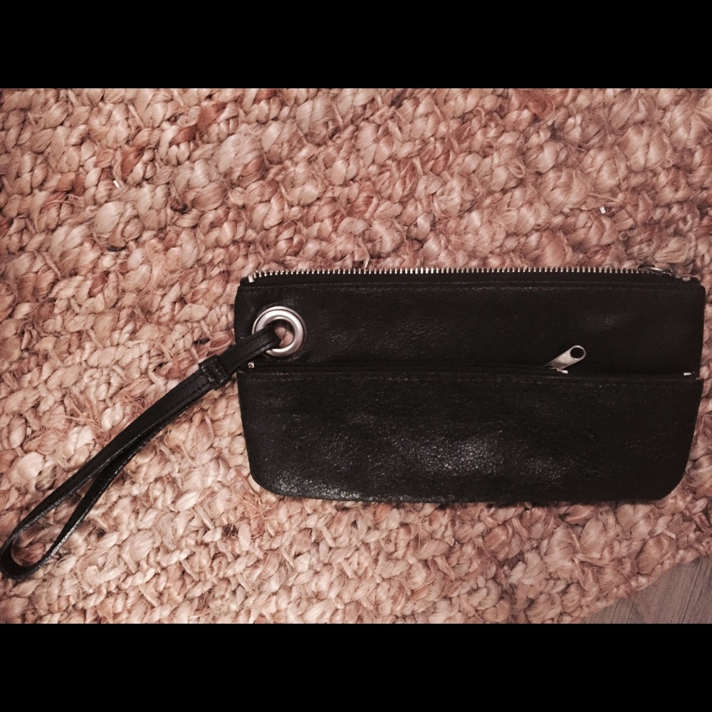 Black clutch.