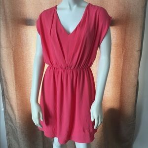 Coral Chiffon Dress