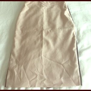 bebe Leather Paneled Skirt