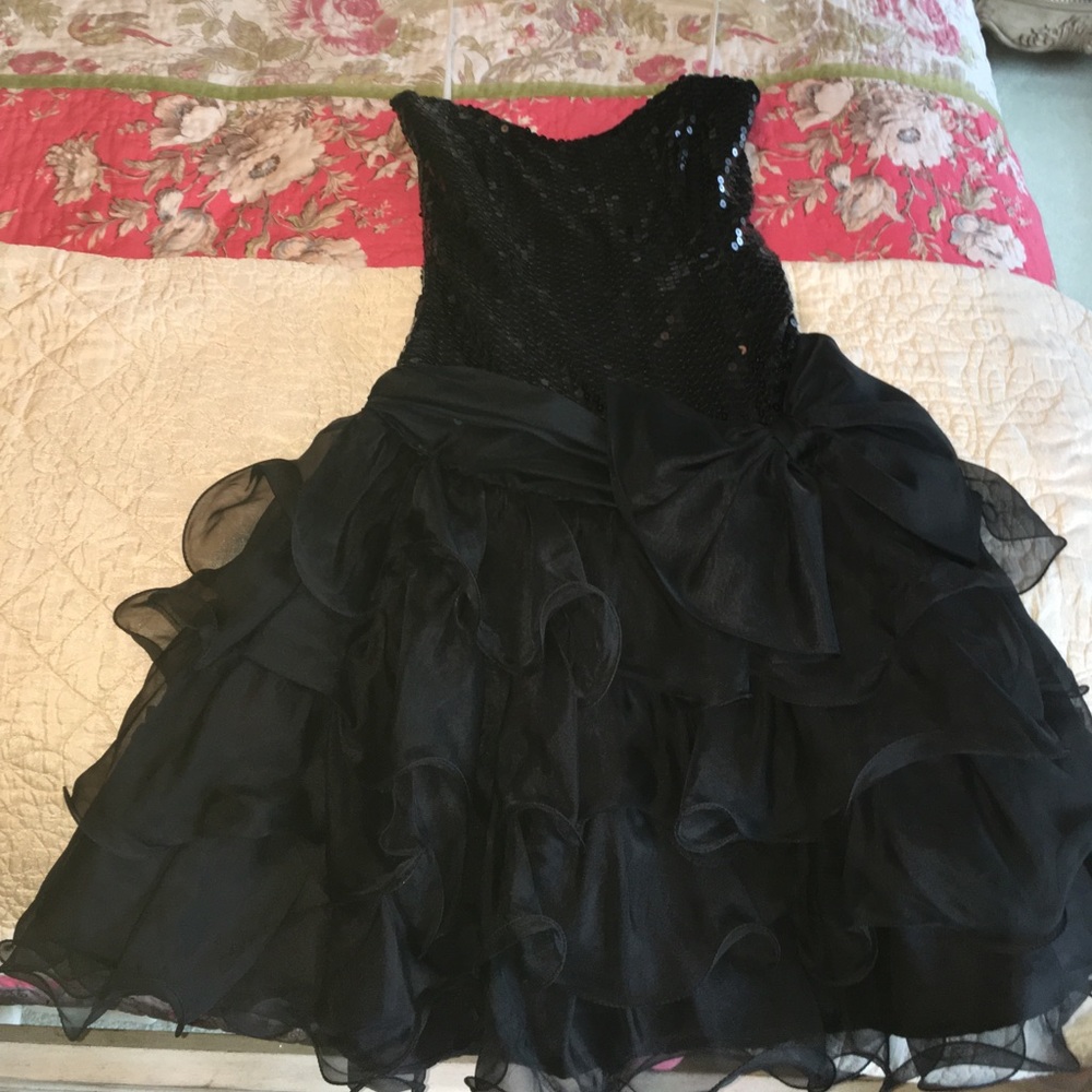 Sequin and lace dress