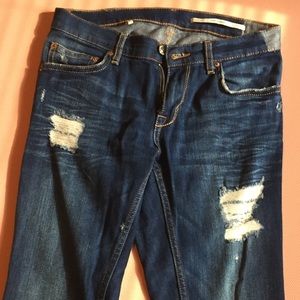 Ripped Boyfriend Jeans