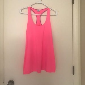 Workout tank.  Stretch semi-fit.