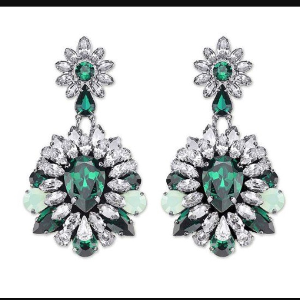 ISO Swarovski by Shourouk earrings and brooch! - Picture 2 of 2