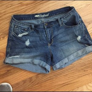 Old navy boyfriend cut size 12 denim shorts