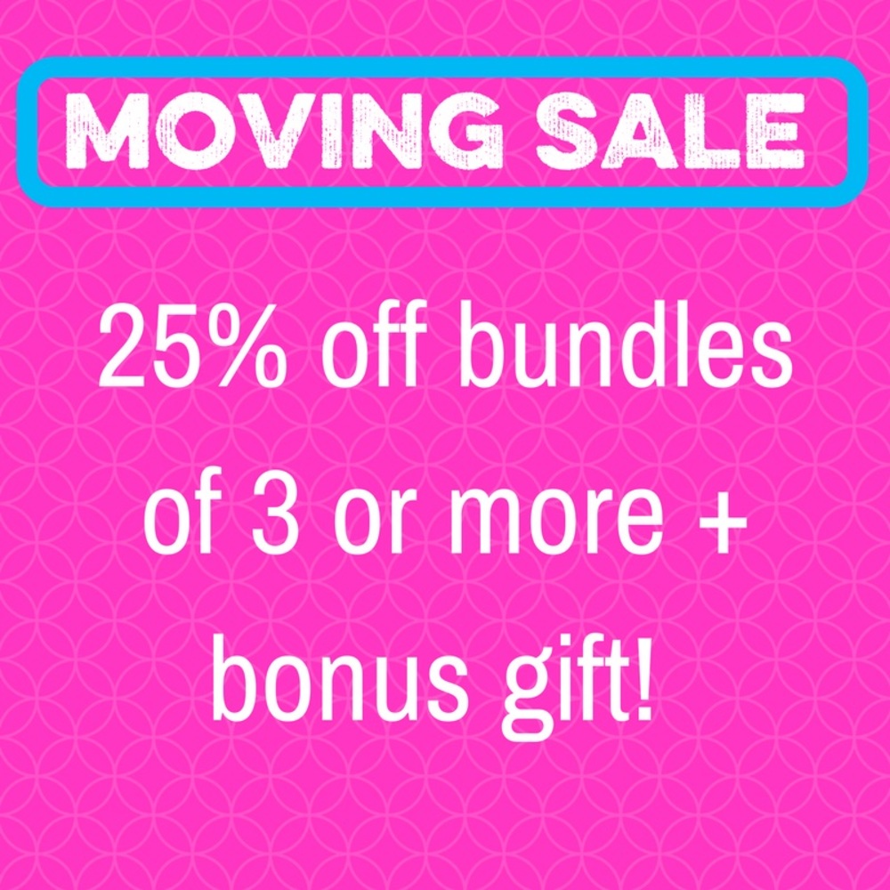 Closet clearout / moving sale !