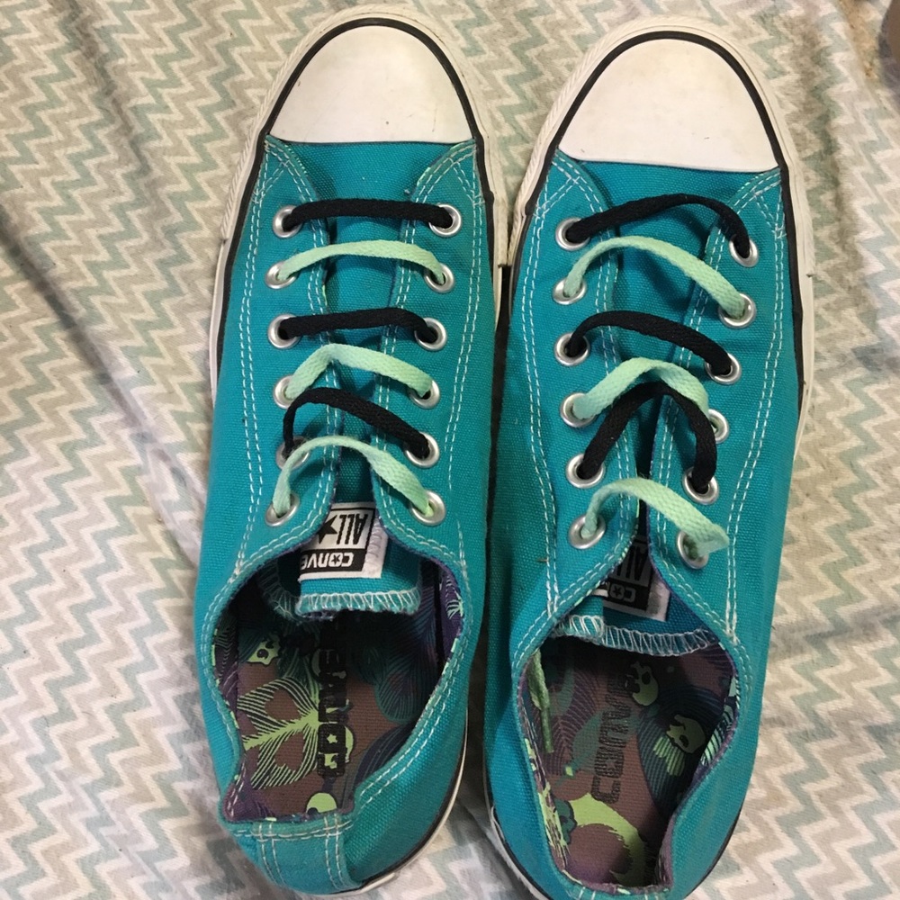 Teal Converse