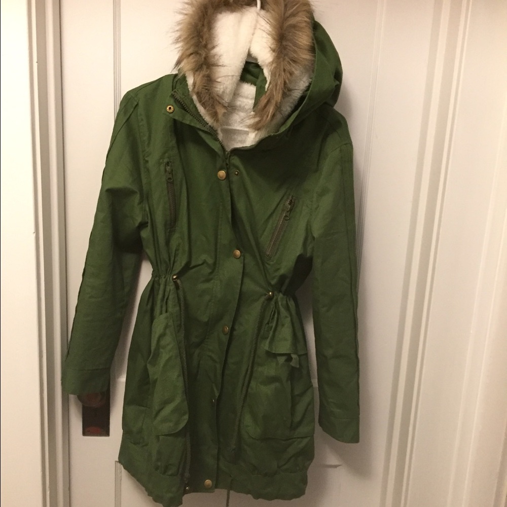Olive green jacket