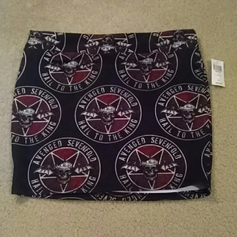 Avenged sevenfold mini skirt