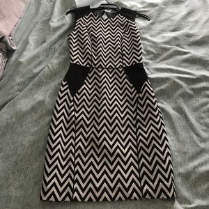 Chevron fitted dress!