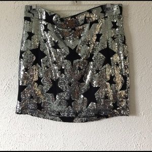Forever 21 Sequin mini skirt
