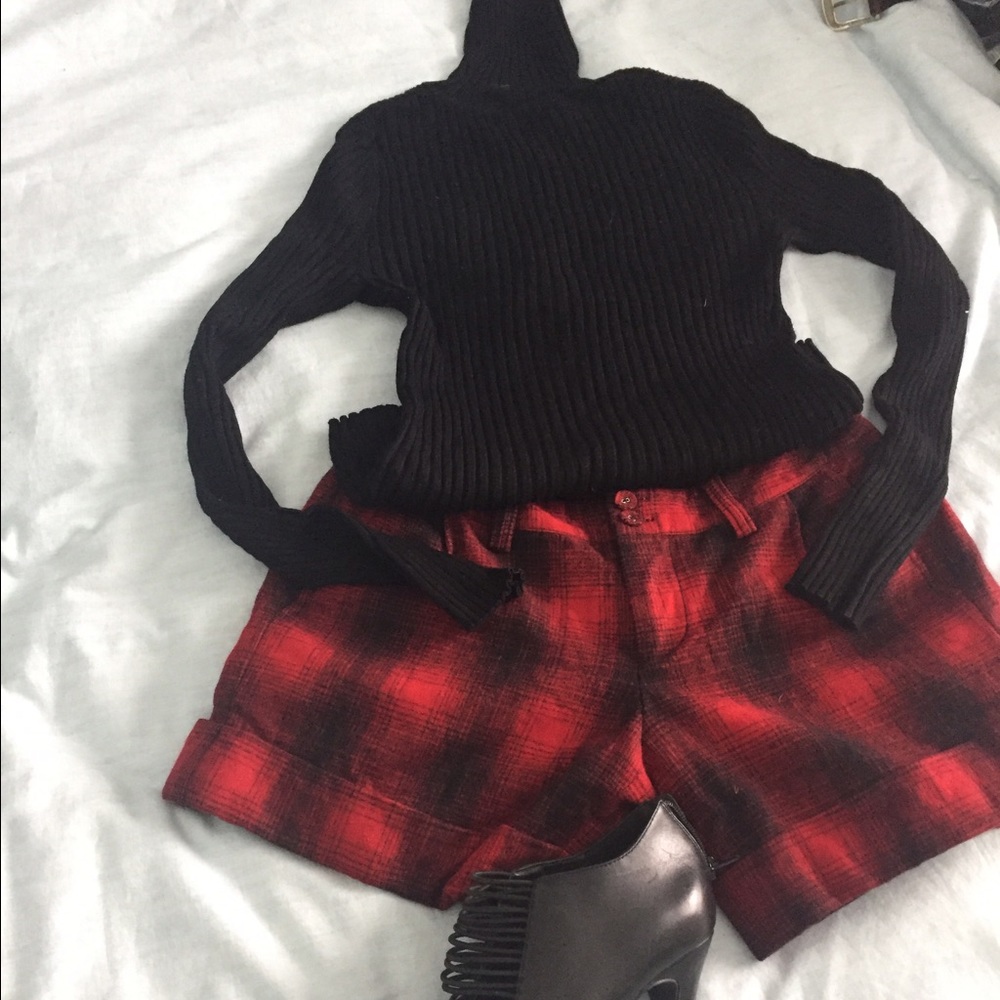 Lucky brand wool lined shorts lumberjack