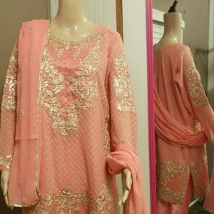 Unique one of a kind handmade embroidered dress