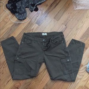 7 for all mankind skinny cargo pants size 30