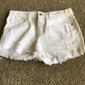 White Abercrombie Shorts