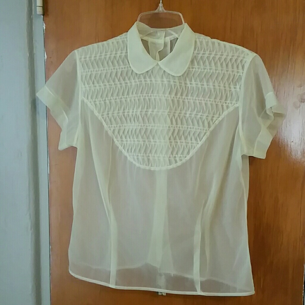 Sheer Vintage Blouse
