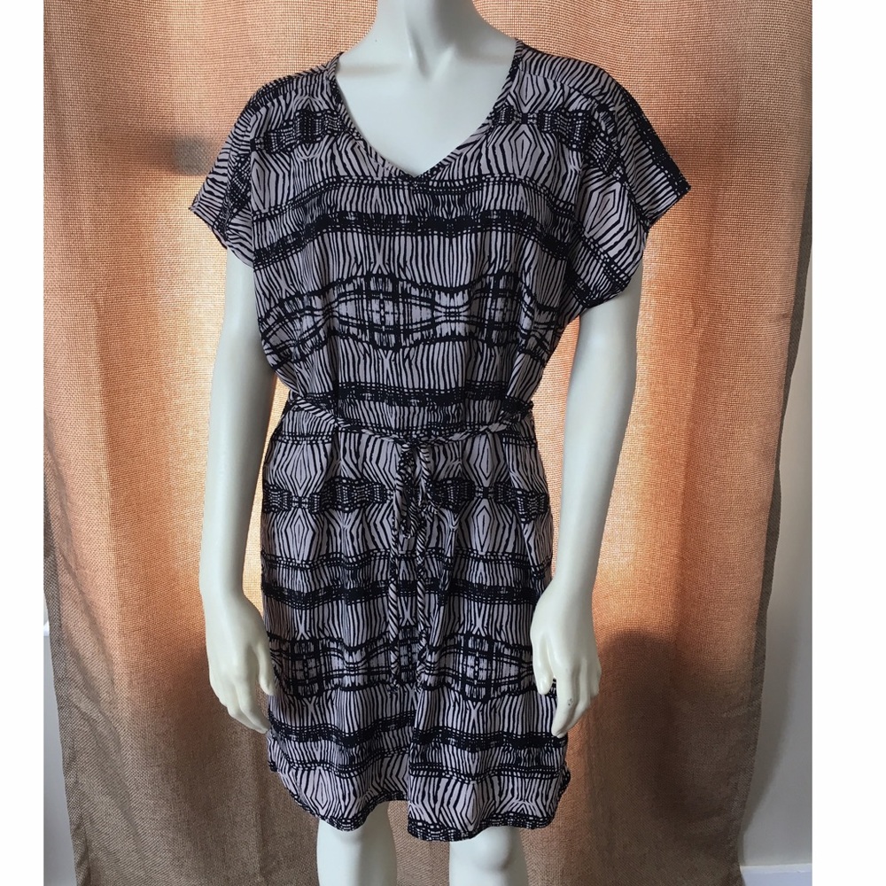 Printed Chiffon Dress