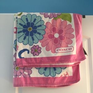Coach Beach Towel 34"x65"