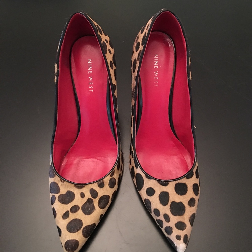 Nine West Leopard Print Heels