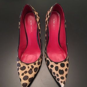 Nine West Leopard Print Heels