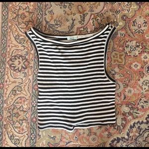 Urban Outfitters Striped Crop Tank