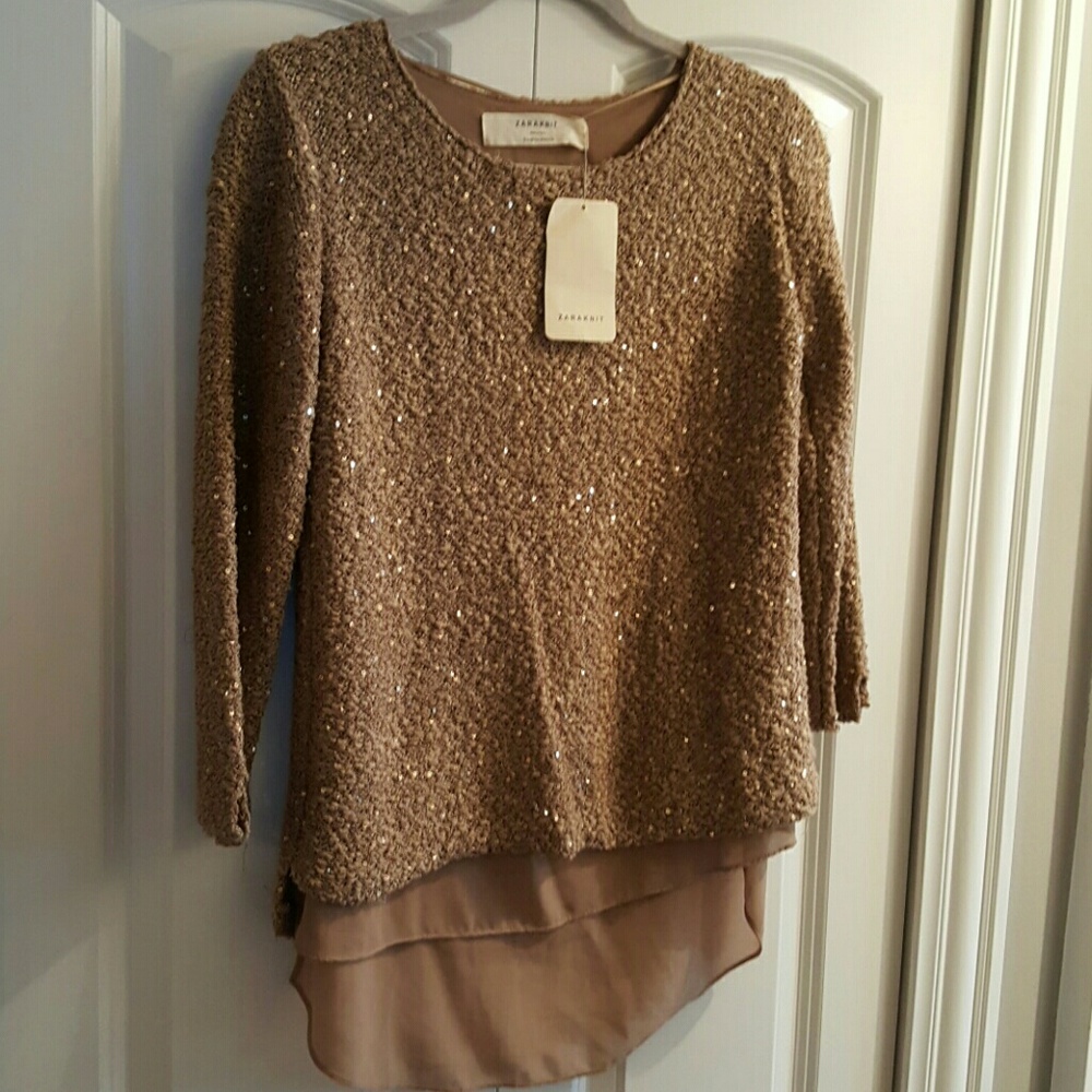 Sequined sweater