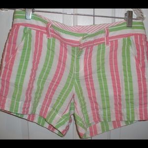 Lilly Pulitzer seersucker shorts