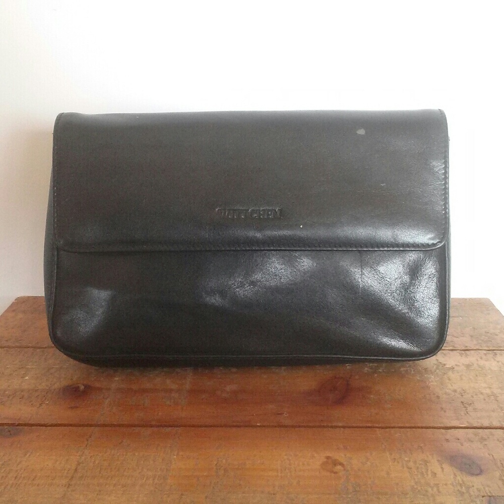Wittchen Venus Collection Black Leather Clutch
