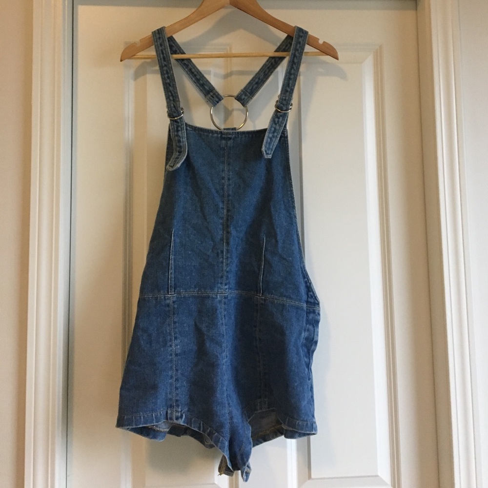 Denim Mini overalls