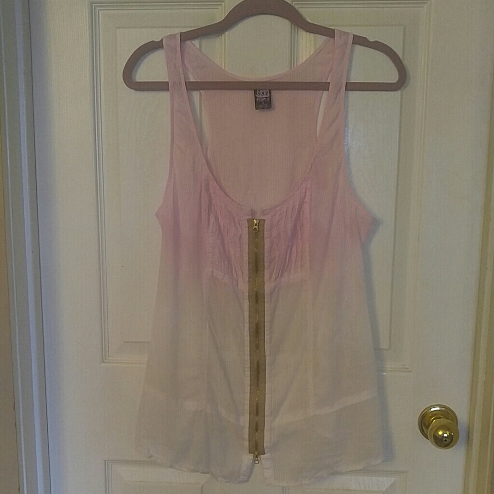Free people sheer ombre  top